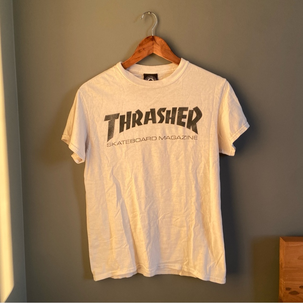 Thrasher White Short Sleeve Tee